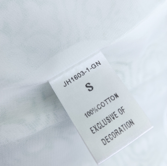 New THML Anthropologie  Green White Pleated Skirt Sz S - Picture 10 of 10